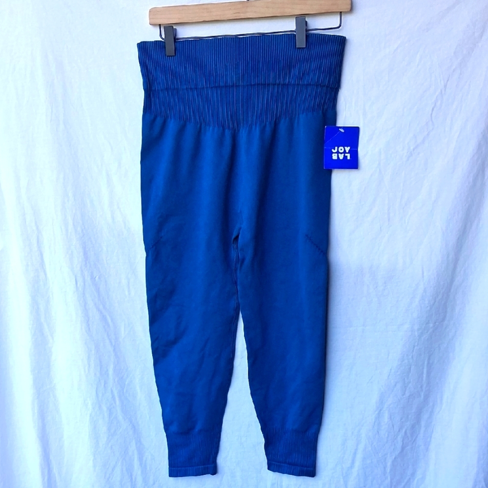 JoyLab Seamless Opal Blue Leggings Size XL - Picture 2 of 9